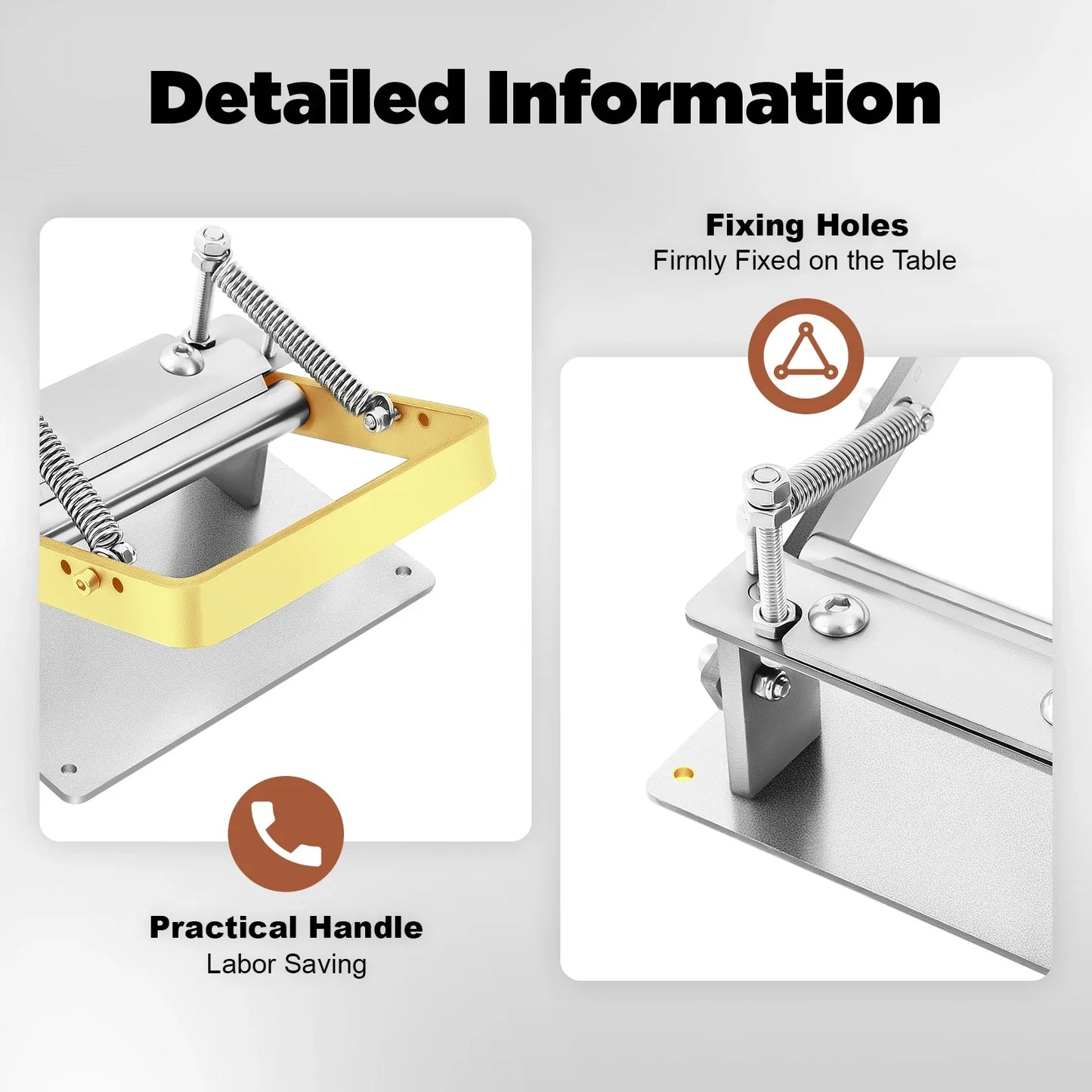Manual Peeling Machine Leather Tools 304 Stainless Steel Sandblasted Surface Corrosion Rust Wear Resistant for Leather Craft