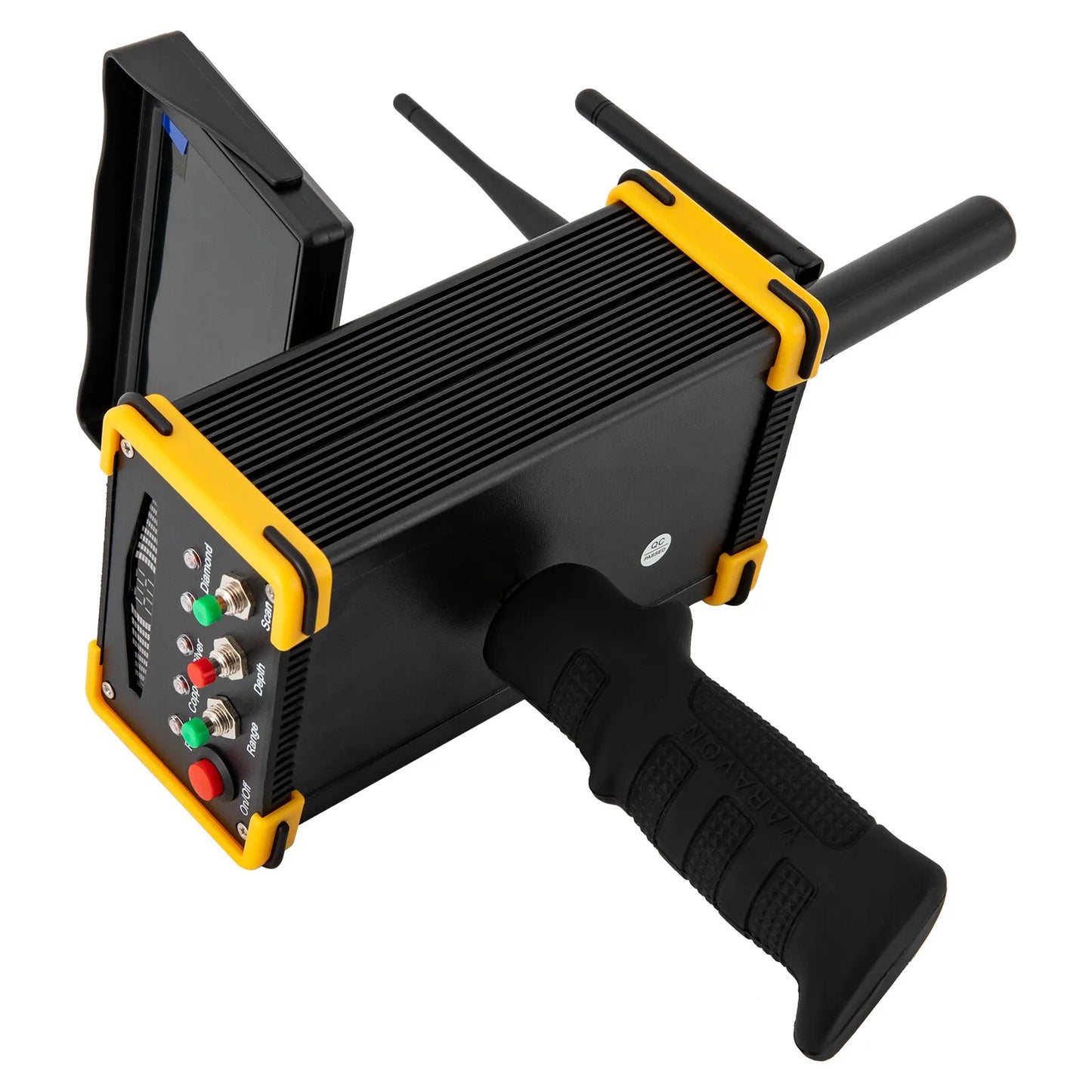 Treasure Hunter 3D Metal Detector: Long Range Gold Silver Gem Diamond Finder with LCD