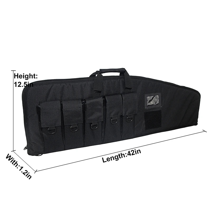 42inch Tactical Rifle Case Gun Bag Air Rifle Case Backpack Sniper Airsoft Holster Shooting Hunting Accessorie