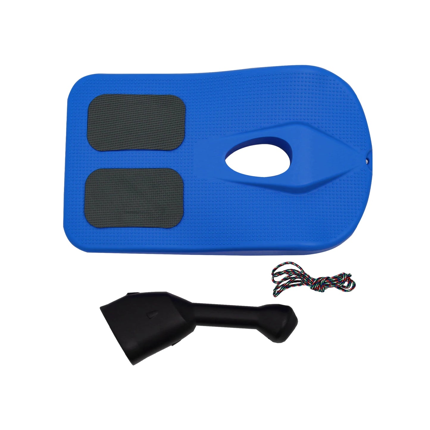 Blue Sled Snowboard with Handle for Kids, Snowboard for Skiing, Sandy Terrain, Sledding Snowboard for Winter Fun