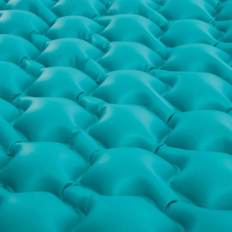 Giant Inflatable Floating Water Mat Relaxing Platform Pad for Pools and Lakes with 4 Connect 'n Float Connectors, Teal (4