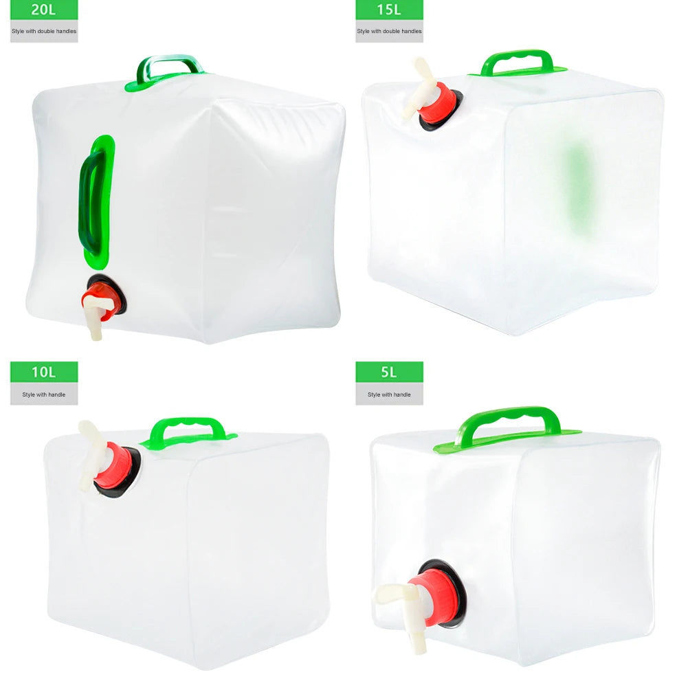 5L/10L/15L/20L Water Container Kettle Portable Camping Bucket Water Storage Large Capacity No Leakage Camping Equipment Supplies