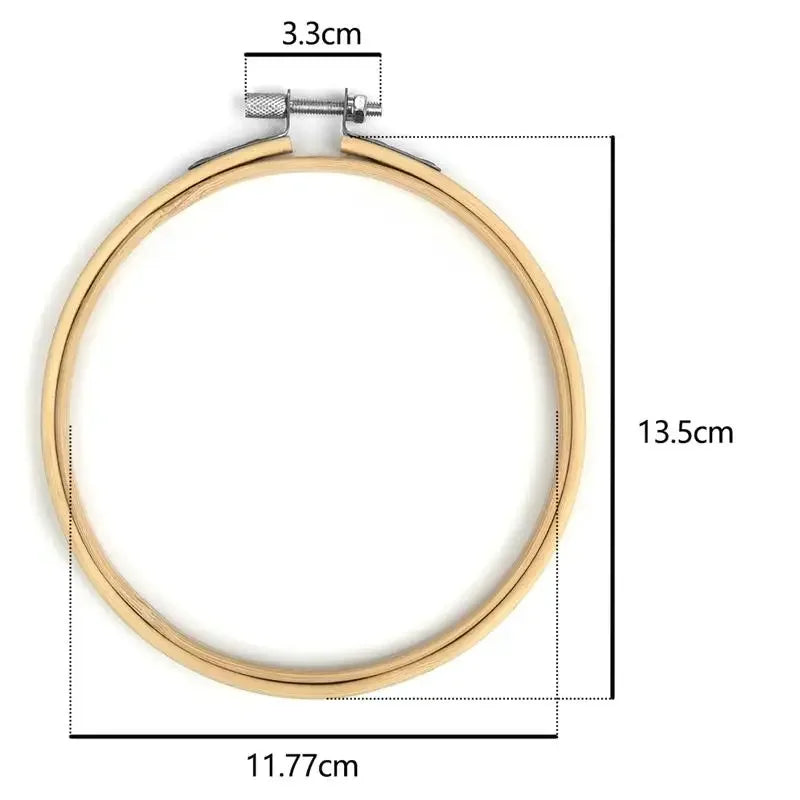 10pcs/Set Dia 10-30cm Wooden Embroidery Hoops Frame Set Bamboo Embroidery Hoop Rings For DIY Cross Stitch Needle Craft Tool