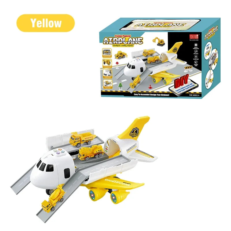 Large Aircraft Simulation Track Inertia Toy Airplane with Lights Music Large Size Passenger Plane Kids Airliner Toys Car Gifts
