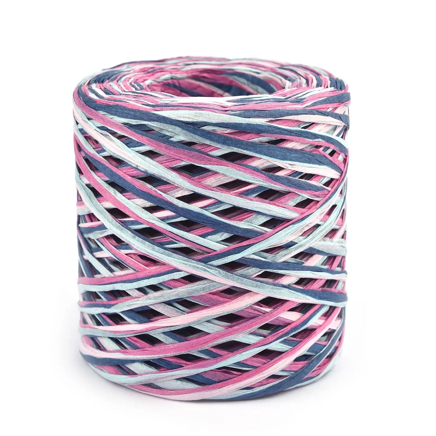 100M Natural Raffia Straw Yarn Hand-Knitted Crocheting Grass Paper Rope For DIY Sunhat Beach Bag Cord Baking Gift Packaging Rope