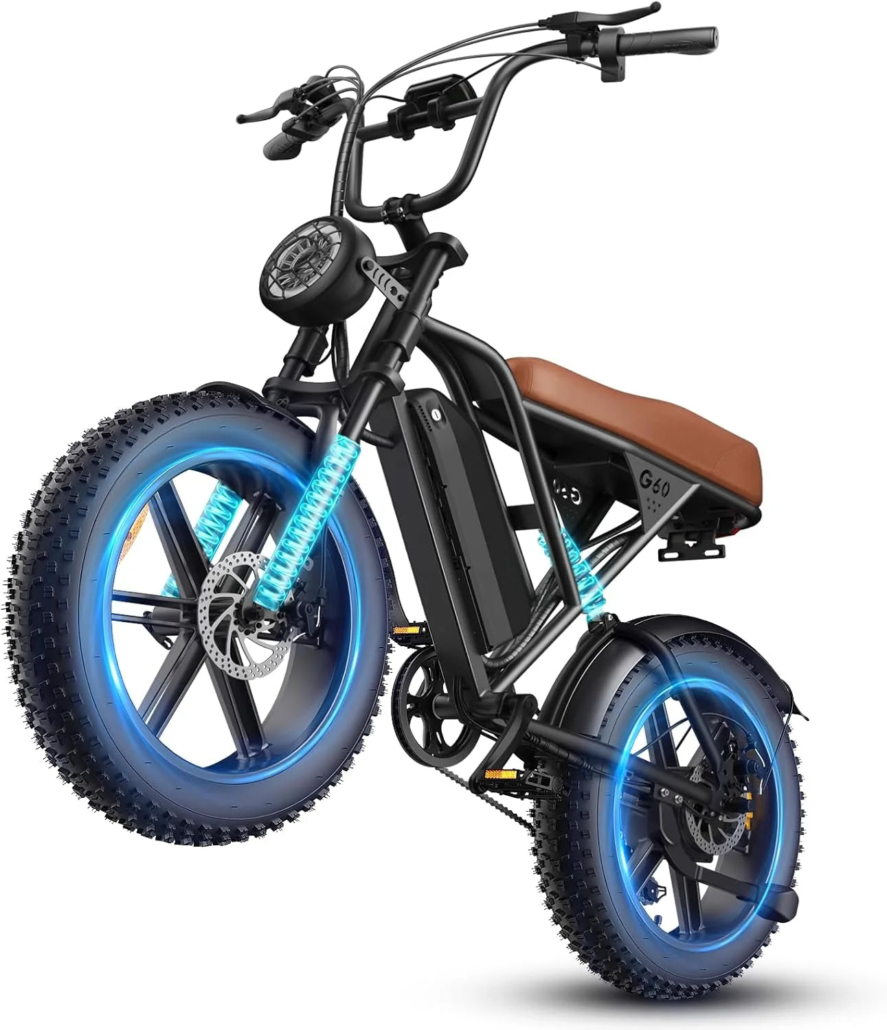 20"x4.0 Fat Tire Electric Bike UL2849 Certified 1500W Peak Motor 65Mile Range Removable Battery Off Road Adult E-Bicycle Dual Disc Brake Ebike