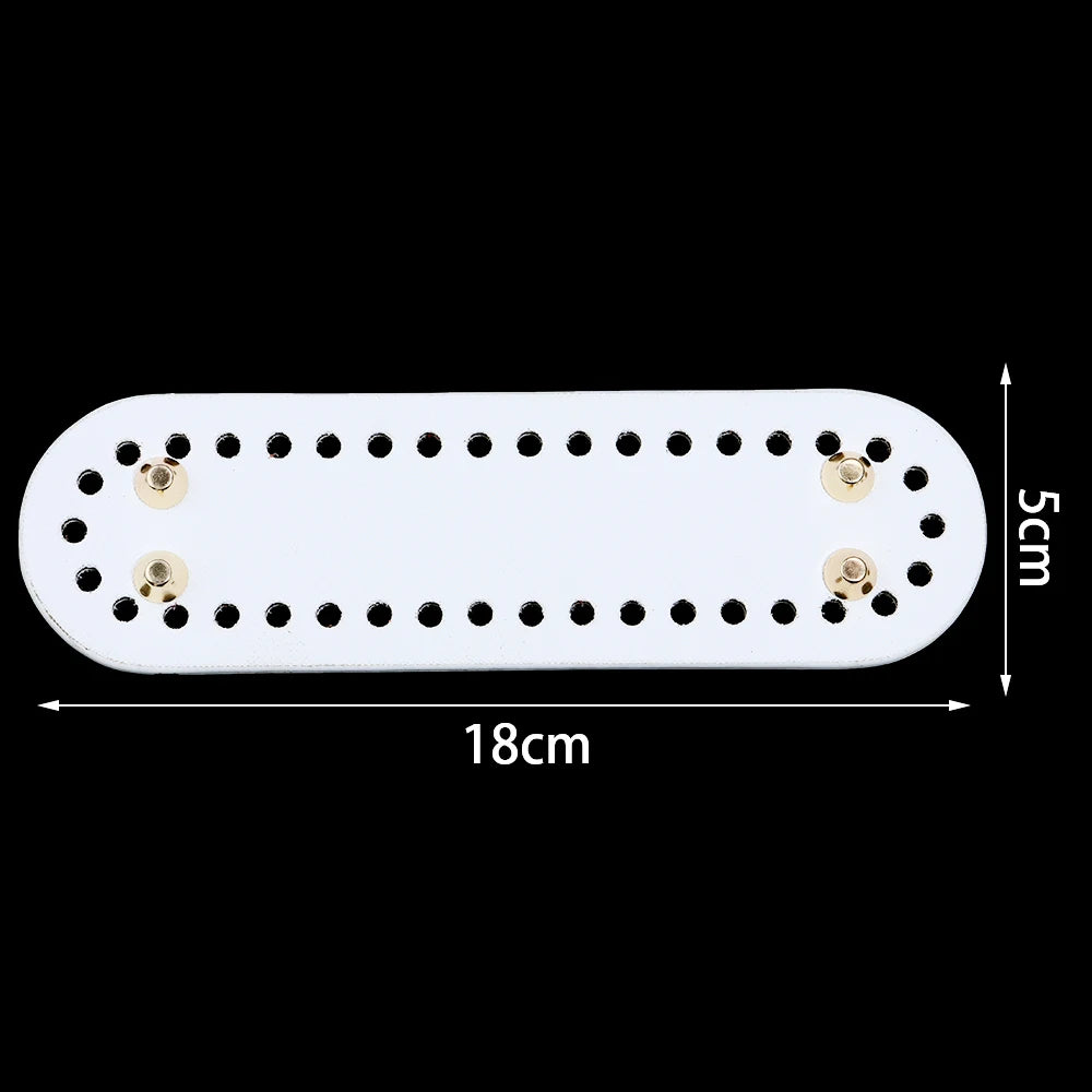 PU Leather Oval/Round Long Knitting Crochet Bags Bottom for DIY Weaving Supplies Home Decor Crochet Bag Bottom Accessories