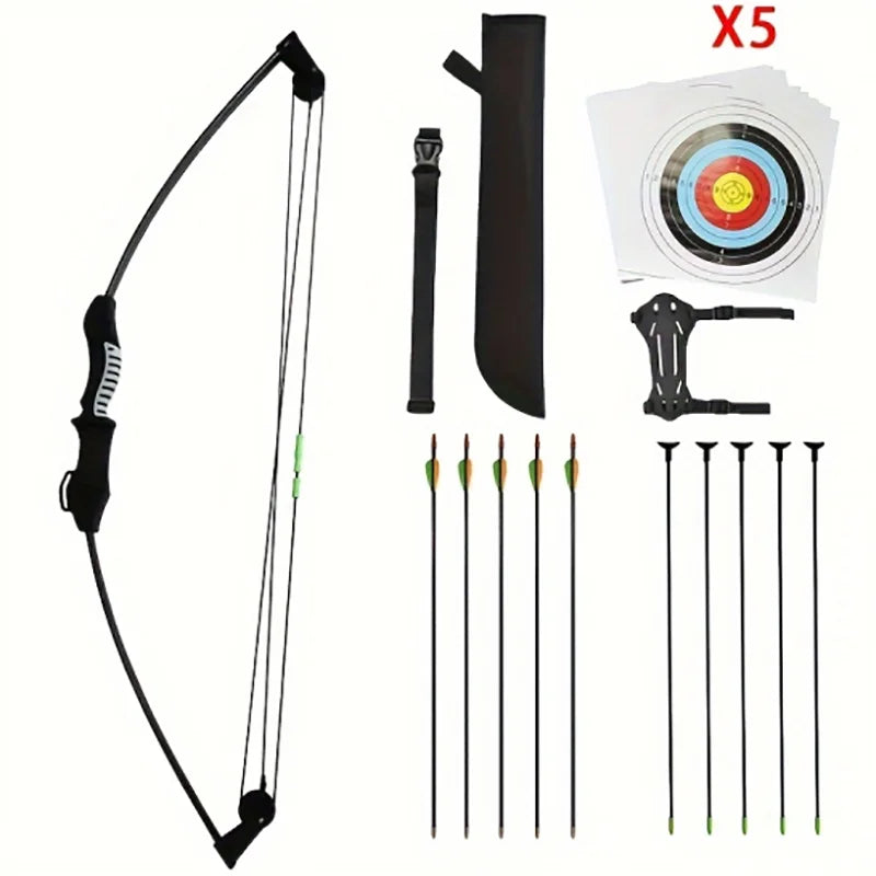 Beginner Shooting Training Pulley Bow, Youth Shooting Archery, Outdoor Entertainment Competitive Game, Detachable Pulley Bow.