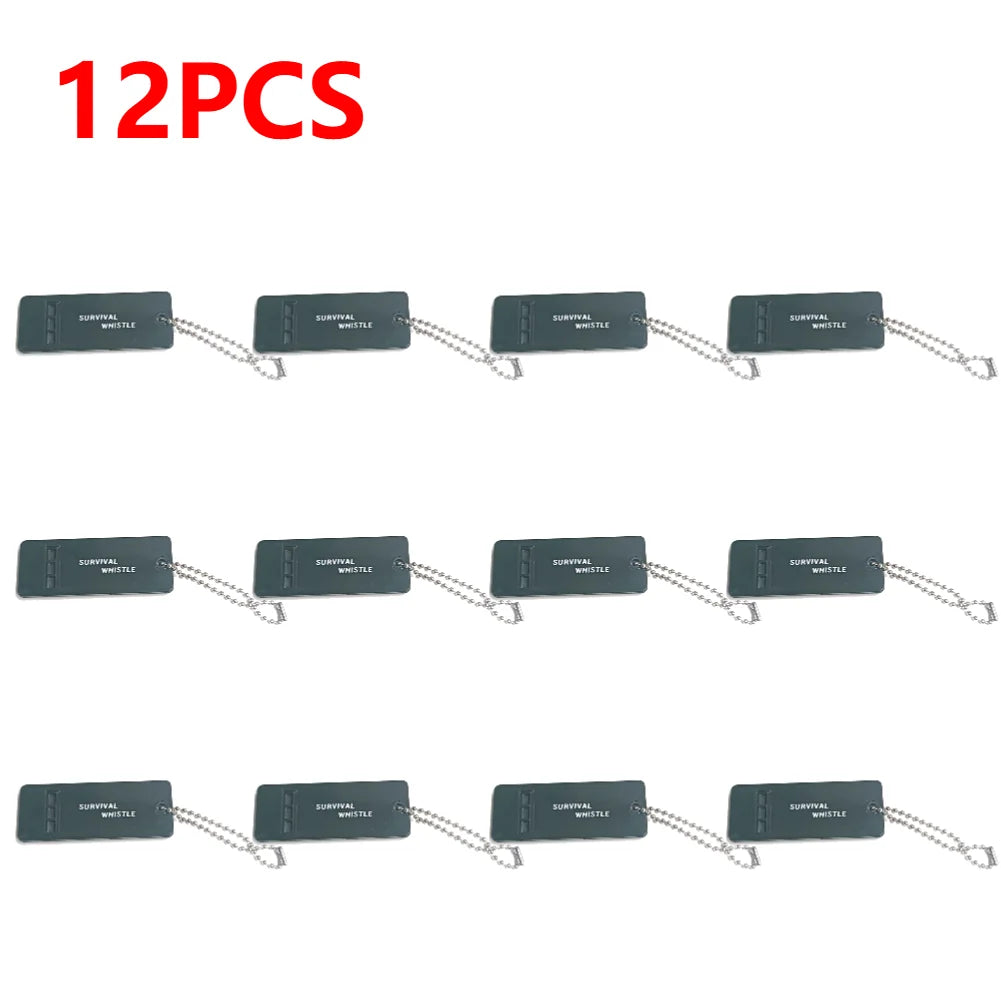 1-20PCS Survival Whistle High Decibel Emergency Whistle for Outdoor Camping&Hiking 3-Frequency Design Loud Safety Alarm Aid Tool