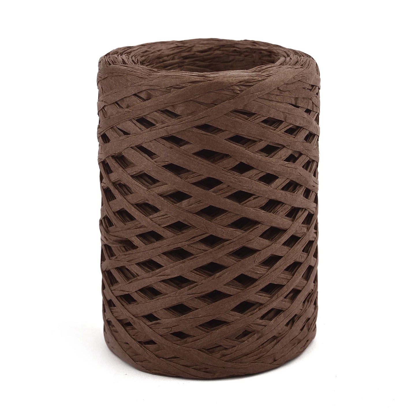 100M Natural Raffia Straw Yarn Hand-Knitted Crocheting Grass Paper Rope For DIY Sunhat Beach Bag Cord Baking Gift Packaging Rope