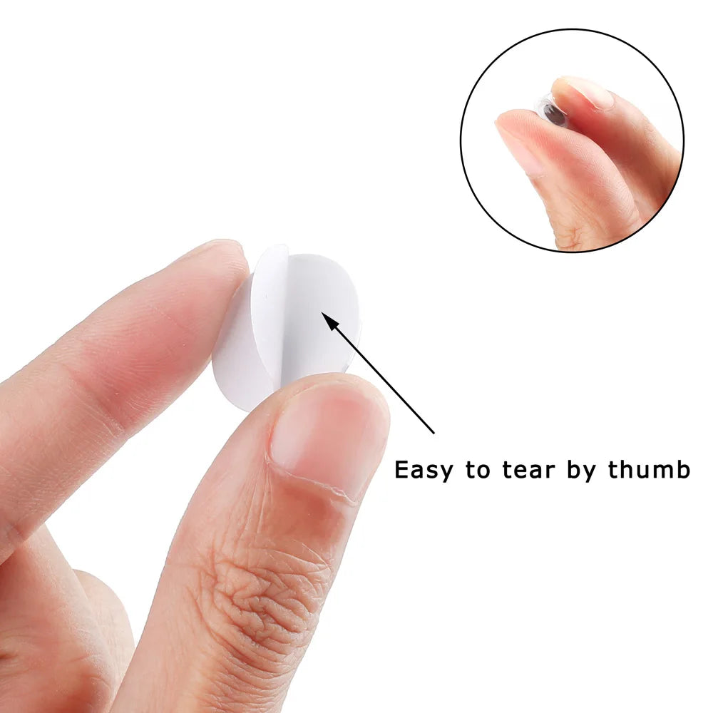 1100pcs Self-adhesive Googly Wiggle Eyes for DIY Scrapbooking Crafts Projects DIY Dolls Accessories Eyes Handmade Toys