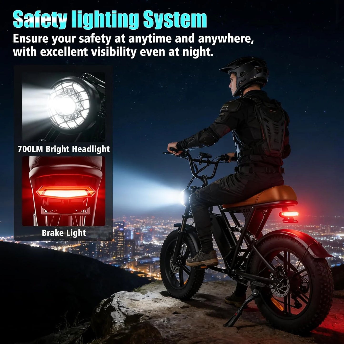 20"x4.0 Fat Tire Electric Bike UL2849 Certified 1500W Peak Motor 65Mile Range Removable Battery Off Road Adult E-Bicycle Dual Disc Brake Ebike