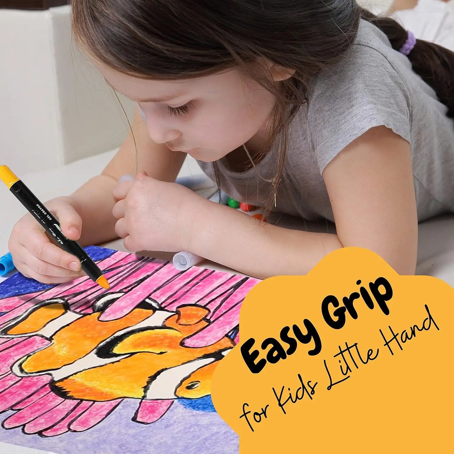 20 Twistable Gel Crayons, Non-Toxic, Smooth Drawing for Kids & Adults, Art Supplies