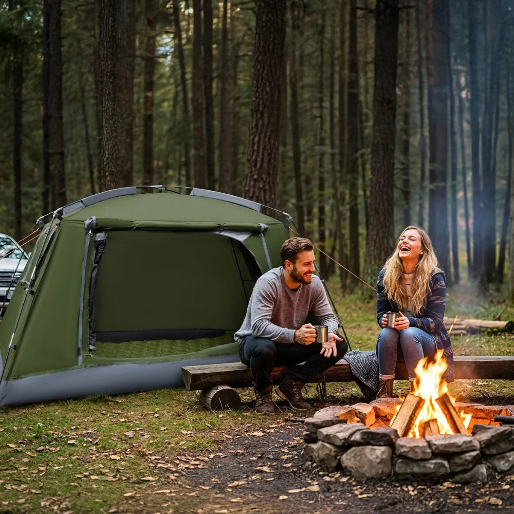 Night Cat Backpacking Tent for Camping: Portable 1-2 Person Hiking Waterproof Tent Quick Setup and Compact for Outdoor Festivals