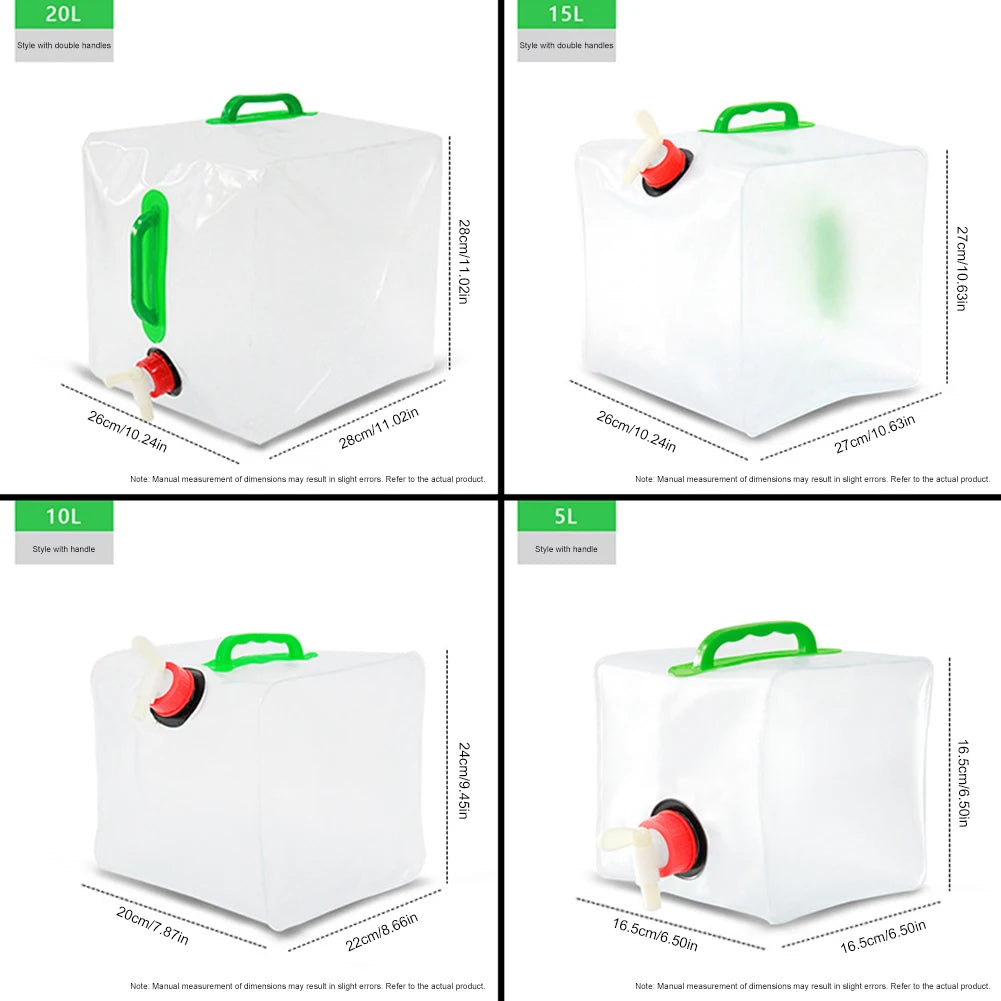 5L/10L/15L/20L Water Container Kettle Portable Camping Bucket Water Storage Large Capacity No Leakage Camping Equipment Supplies
