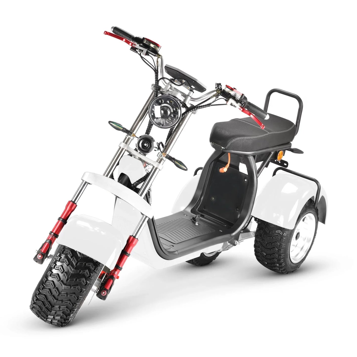 New 3000W60V30AH Mileage 55KM Electric Tricycle Three-person seat Disabled Commuting Elderly Household Adult Electric Scooter
