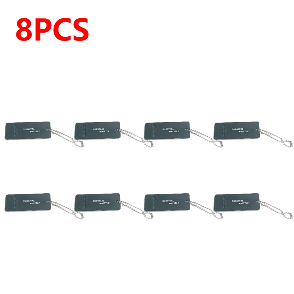 1-20PCS Survival Whistle High Decibel Emergency Whistle for Outdoor Camping&Hiking 3-Frequency Design Loud Safety Alarm Aid Tool