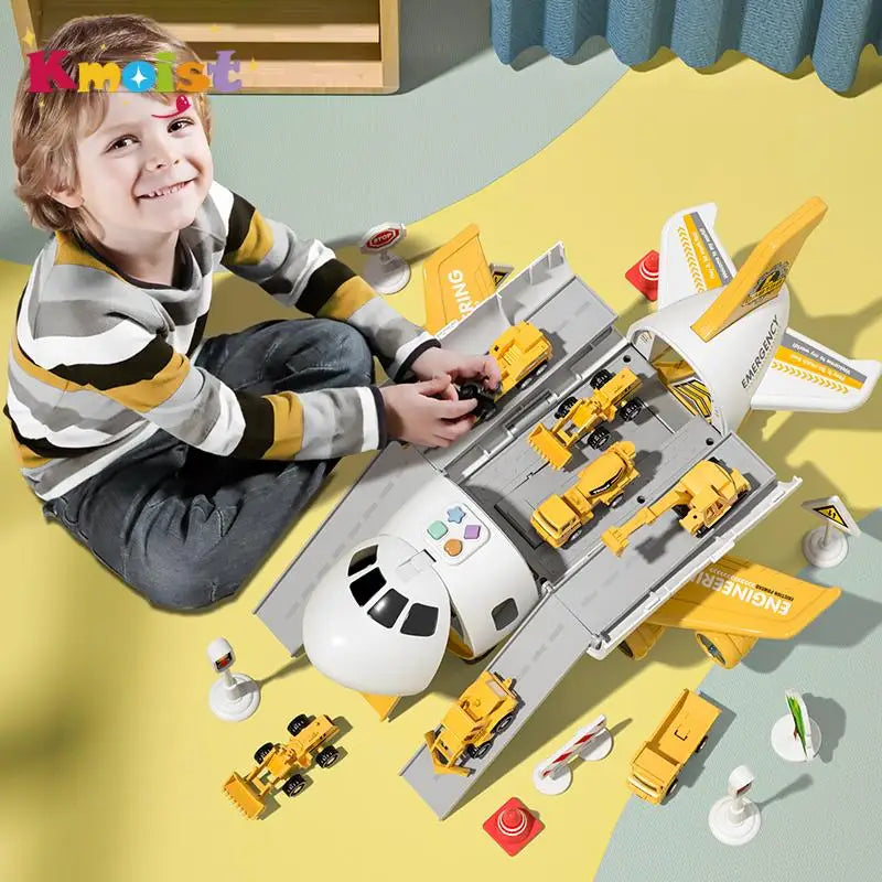 Large Aircraft Simulation Track Inertia Toy Airplane with Lights Music Large Size Passenger Plane Kids Airliner Toys Car Gifts