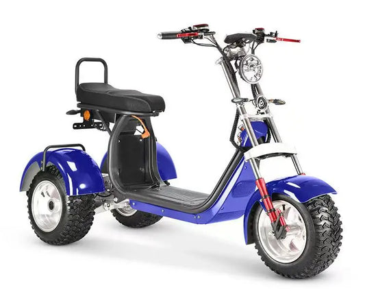New 3000W60V30AH Mileage 55KM Electric Tricycle Three-person seat Disabled Commuting Elderly Household Adult Electric Scooter