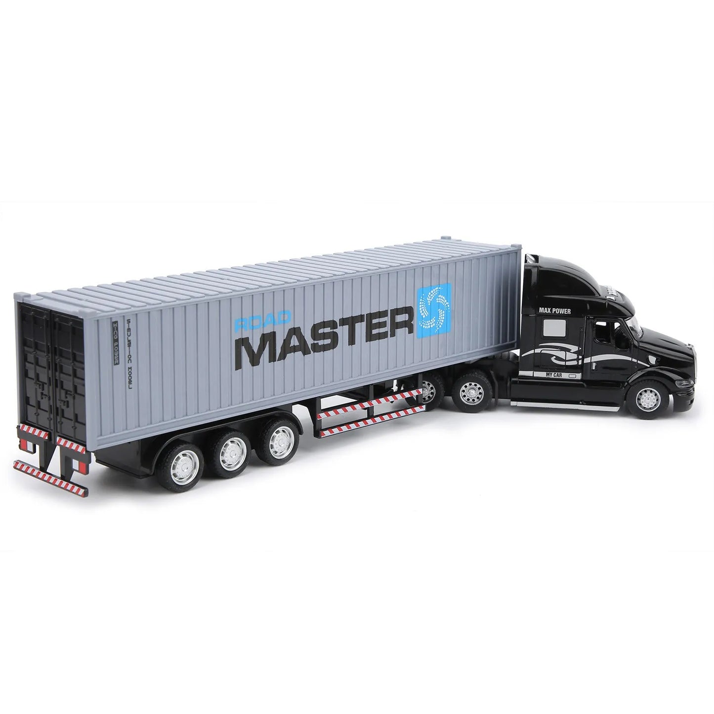 Alloy Simulation Container Car Model Children Kid Pull Back Car Toy with Sound Light