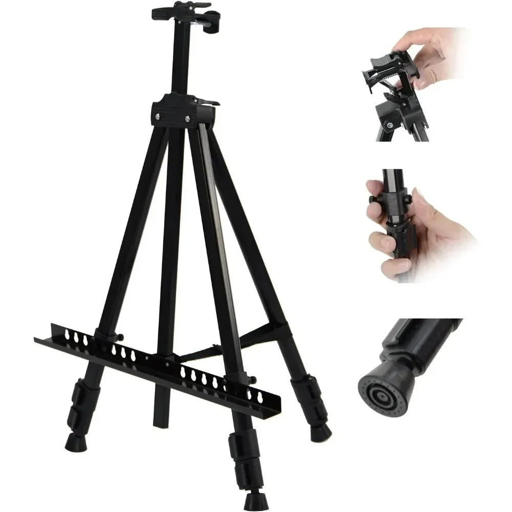 Easel Stand Painting - Adjustable Height Painting Easel with Bag - Tabletop Art Easel Painting Canvas Stand,