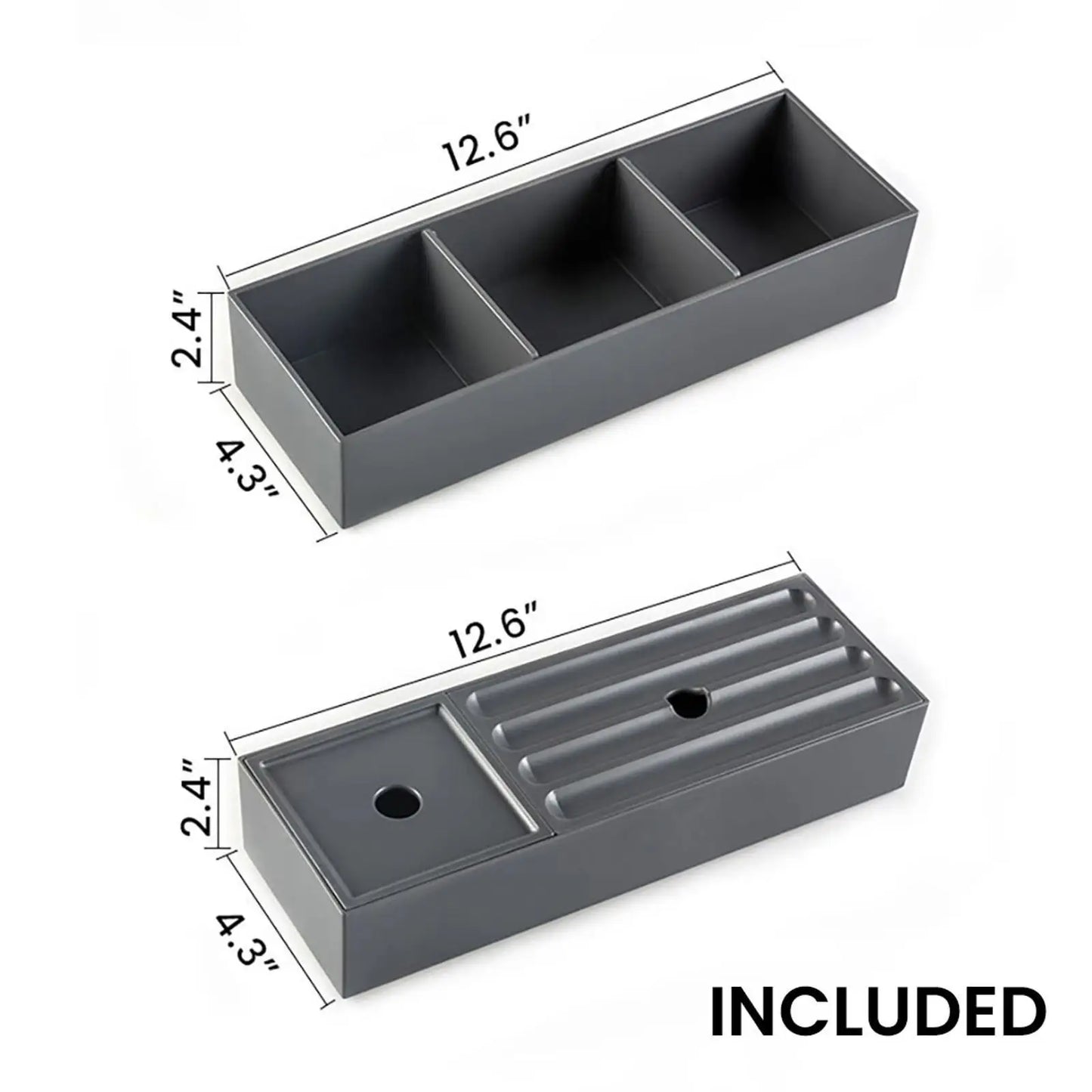 Brushed Black Oak Bathroom Vanity 36 Inch Floating Design White Ceramic Sink Included Luxury Sink Cabinet for Bathroom Remodel
