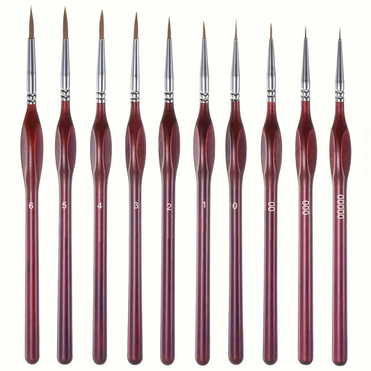 10/11/20/22Pcs Fine Detail Paint Brush Miniature Painting Brushes for Mini Paints Brush Set for Acrylic Watercolor Face Nail