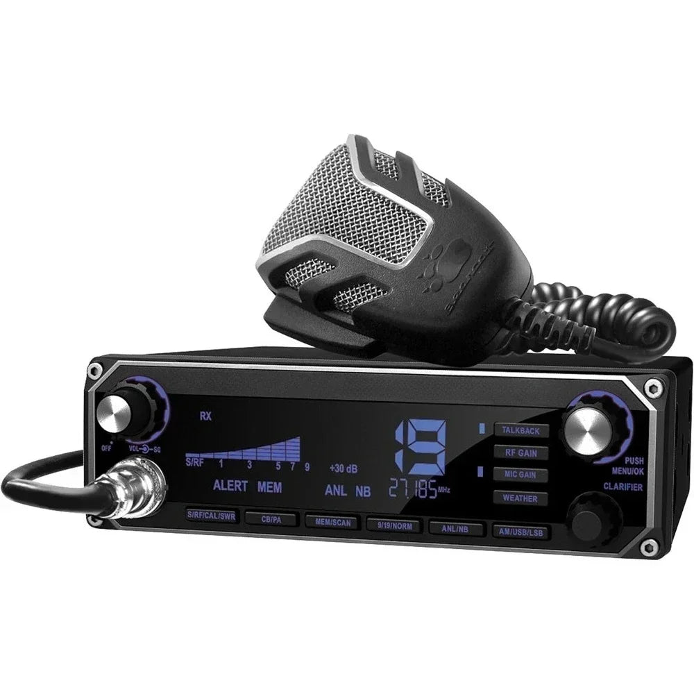 Restaurant -NEW BEARCAT 980 40- Channel SSB CB Radio w/Sideband NOAA WeatherBand,PA/CBSwitch&NoiseCancelling Mic,Wireless