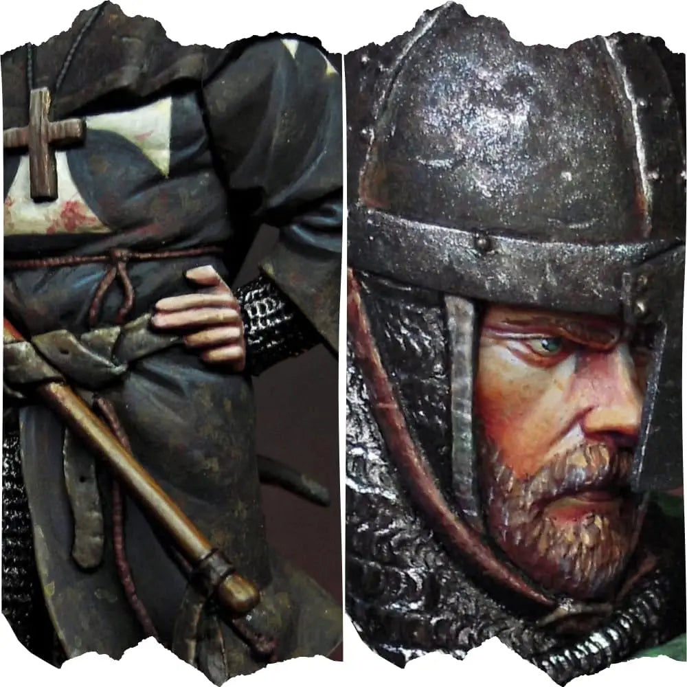 Medieval Colors Acrylic Paint Set, 16 x 18ml for Modelers, High Coverage, Water-Based Formula for Metal & Plastic