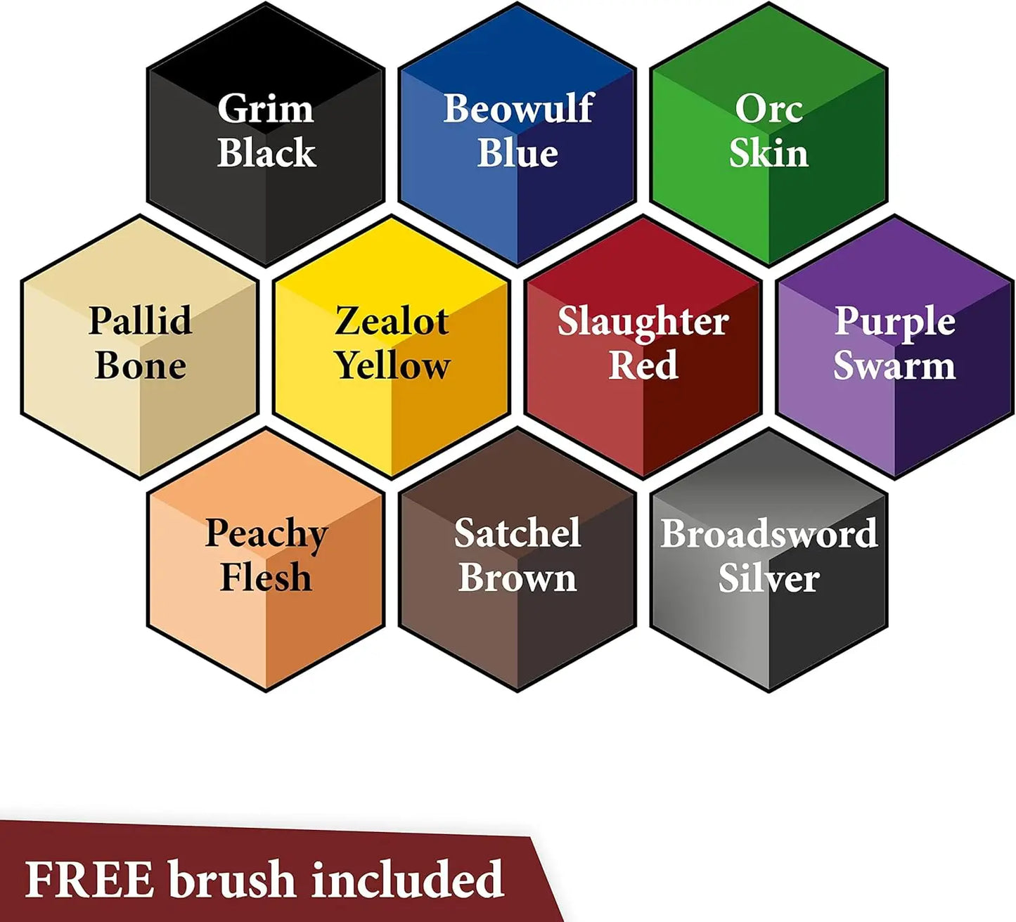 Speedpaint 2.0 Starter Paint Set, 10 x 18 ml Acrylic Contrast Paints with One-Coat Formula for DnD and Warhammer Figures