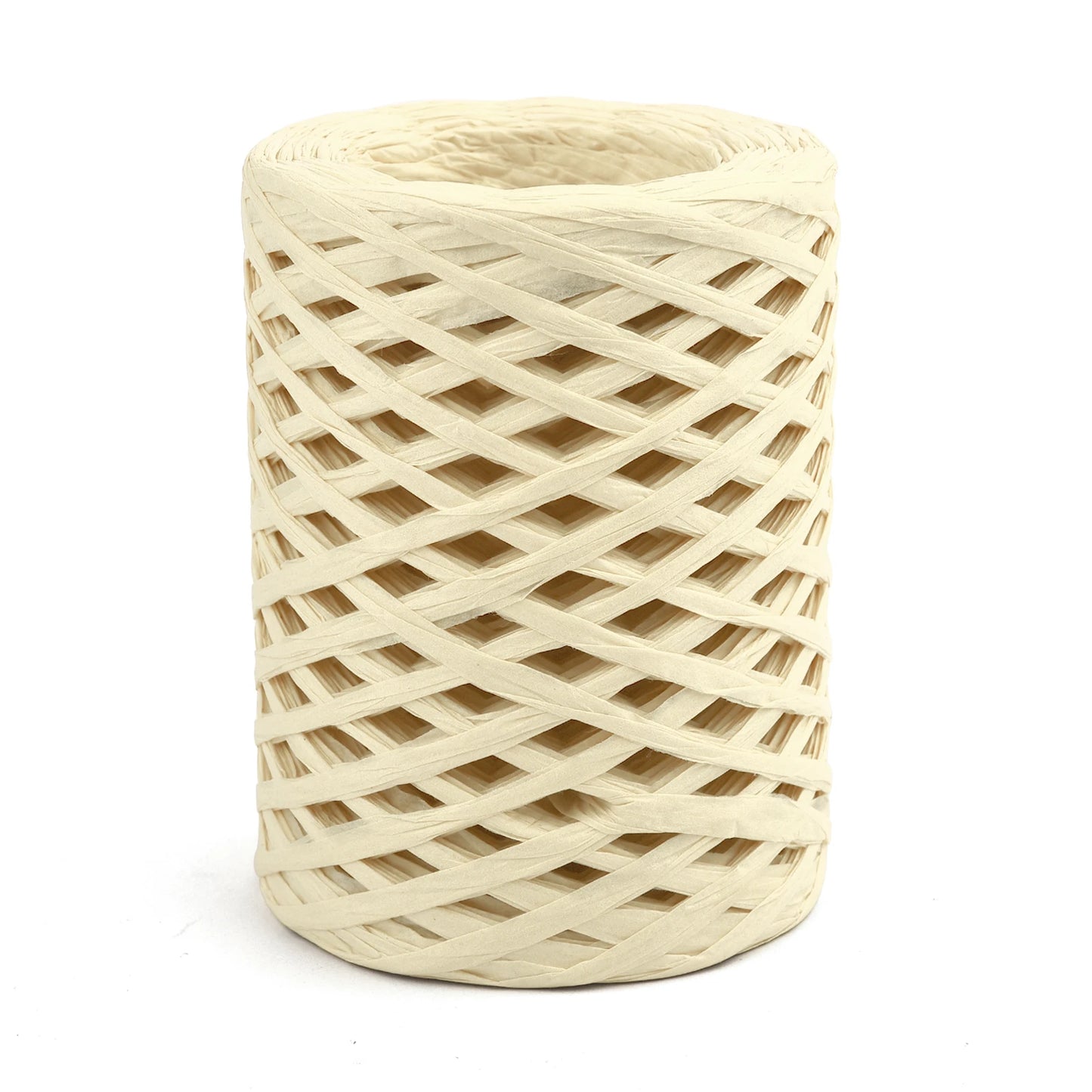 100M Natural Raffia Straw Yarn Hand-Knitted Crocheting Grass Paper Rope For DIY Sunhat Beach Bag Cord Baking Gift Packaging Rope