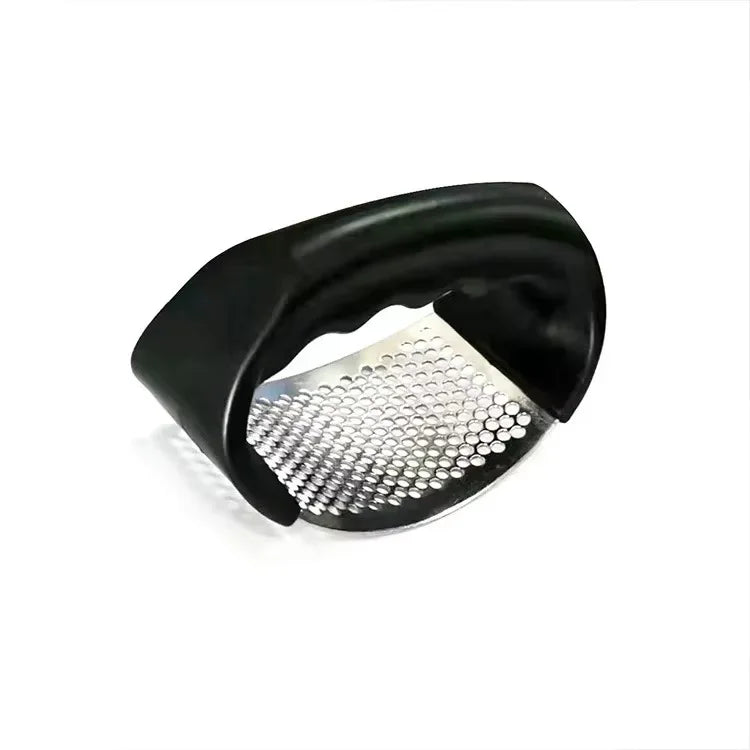 Stainless Steel Garlic Press – Manual Mincer for Garlic & Ginger, Easy-Clean Kitchen Tool
