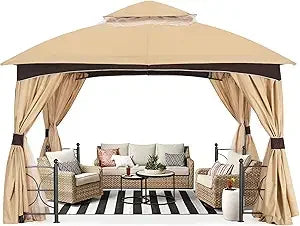 10x20 Outdoor Gazebo with Netting