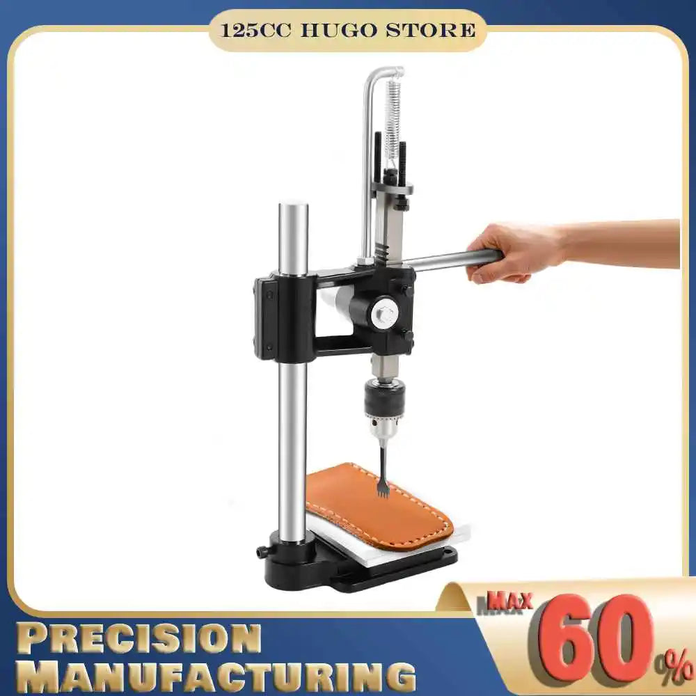 Manual Press Puncher Leather Craft Imprinting Machine Leather Craftsmen Tool for Punching, Pronging, and Stamping Processes