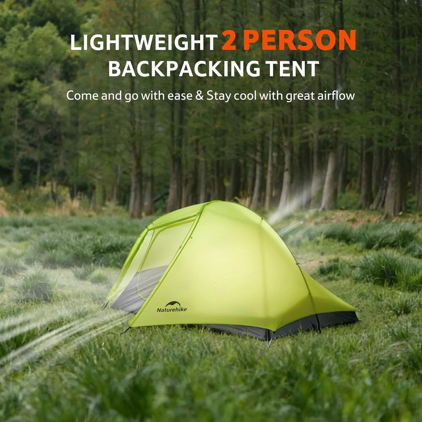 Naturehike Star Trail EXT Hiking Tent Outdoor Camping Ultralight Rainstorm Protection Wild Tent 1 2 Person 0D Nylon Backpacking Tent