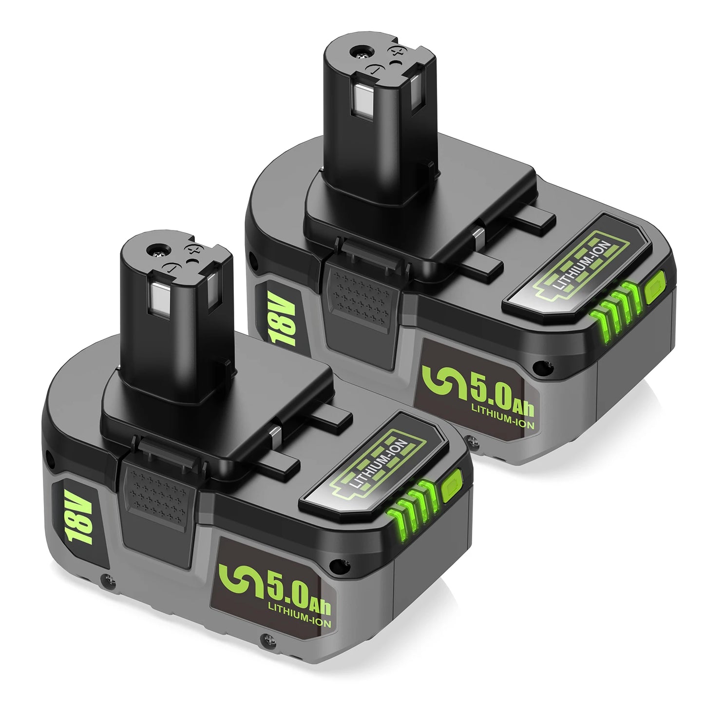18V Li-ion Battery For RYOBI One+ (P108/P107/P104) 3Ah/5Ah/7Ah Options EU/UK/USA Stock Compatible With For RB18L50/RB18L20