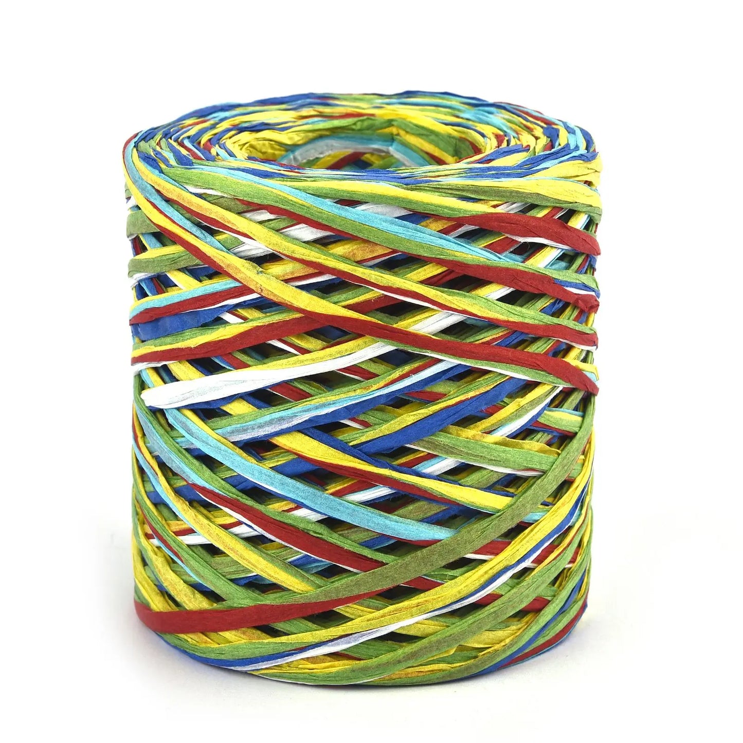 100M Natural Raffia Straw Yarn Hand-Knitted Crocheting Grass Paper Rope For DIY Sunhat Beach Bag Cord Baking Gift Packaging Rope