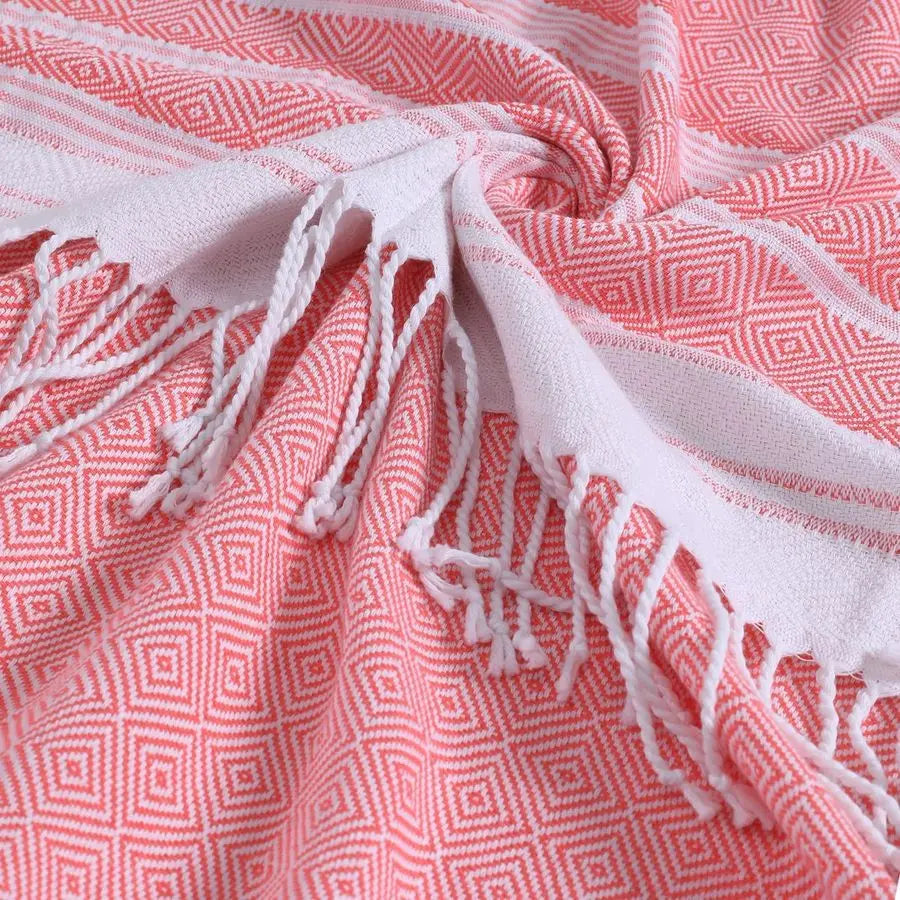 6 Packs Oversized Turkish Beach Towels Set Bulk 74x38 Extra Large Sand Free Quick Dry Swim Bath Camping Pool Towel Travel Blanke