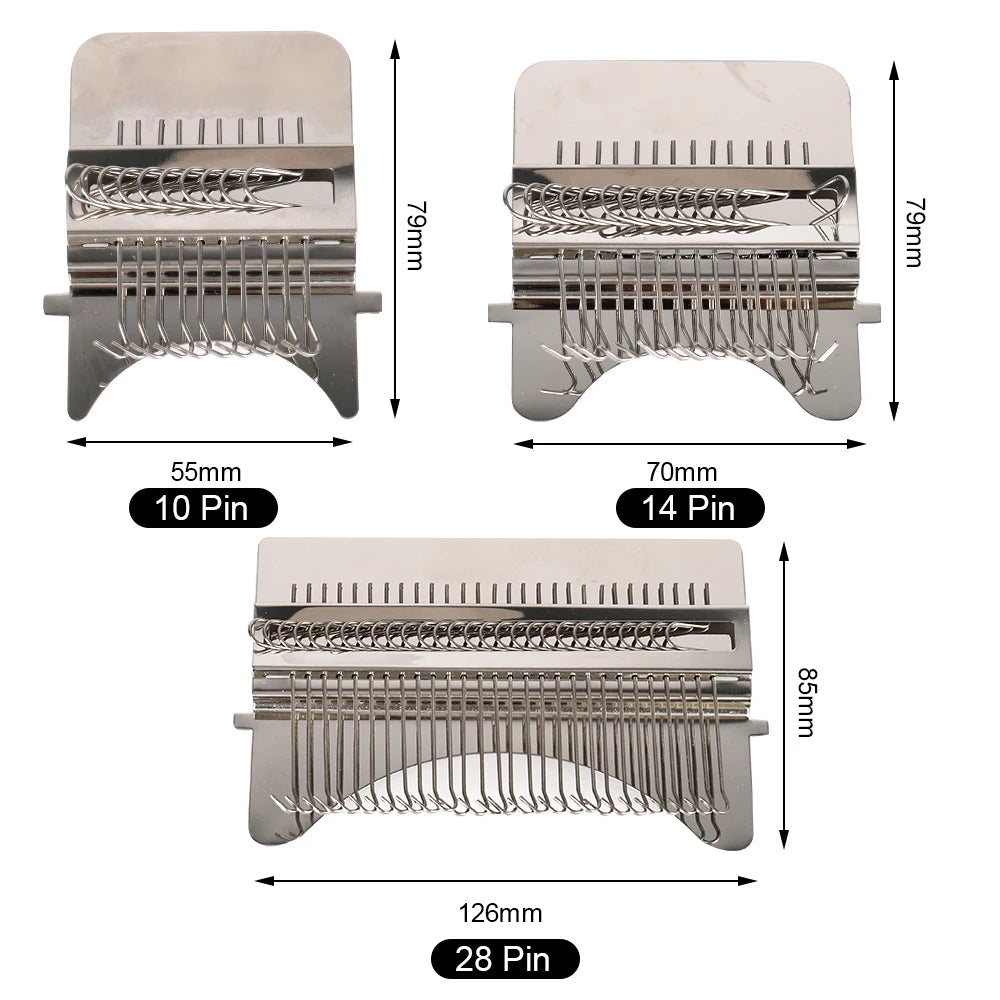 Knitting Tools For Mending Clothes and Jeans Small Frame Hand Tapestry Wood Loom Weaving Frame Small Loom Darning Machine
