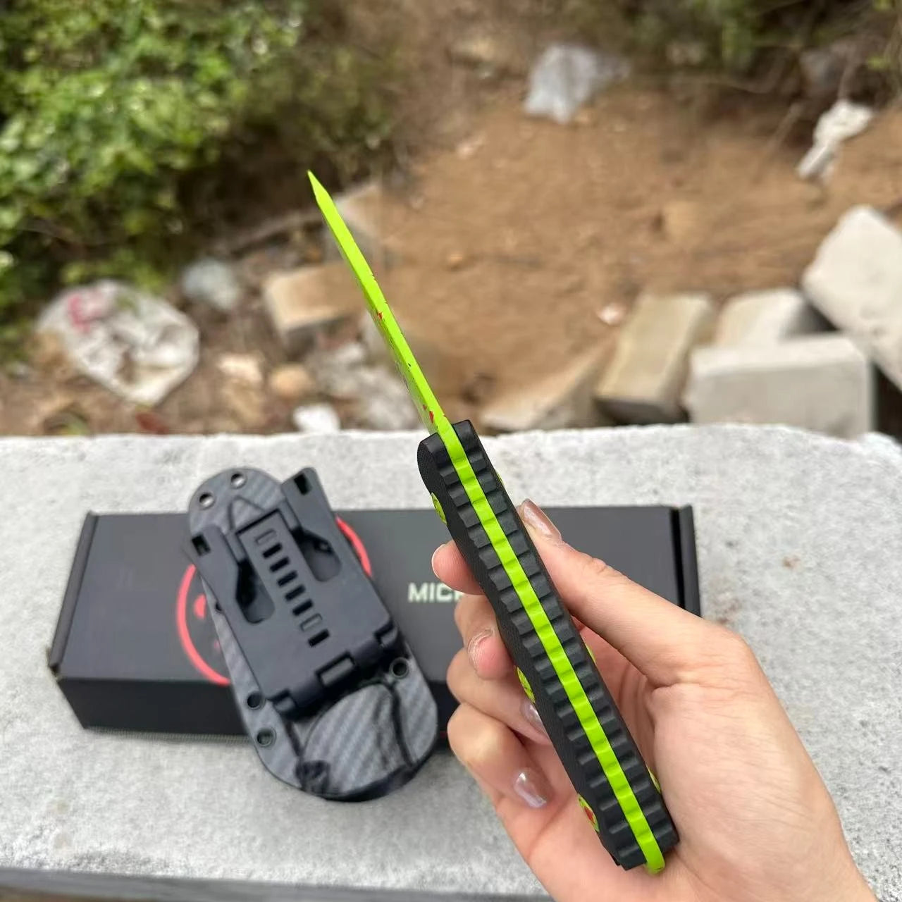 High-hardness Fixed Blade 7Cr13Mov Steel Blade Nylon Fiber Handle Outdoor Camping Hiking EDC Cutting Fishing Tools Gift for Men