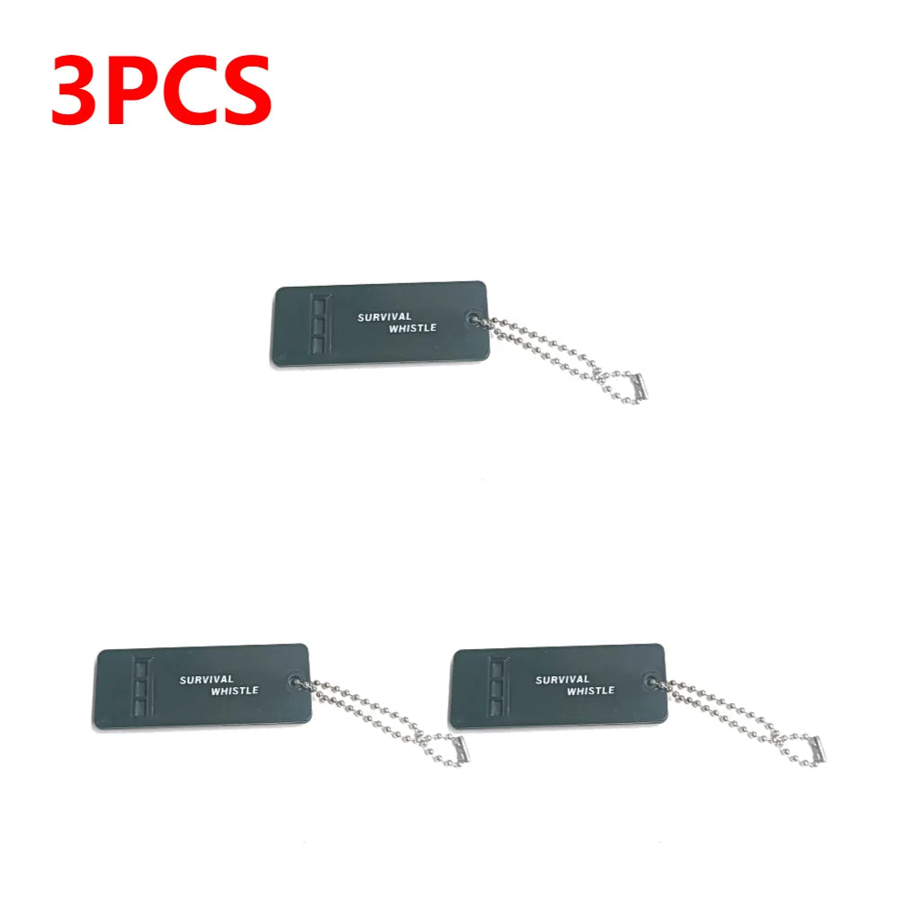 1-20PCS Survival Whistle High Decibel Emergency Whistle for Outdoor Camping&Hiking 3-Frequency Design Loud Safety Alarm Aid Tool