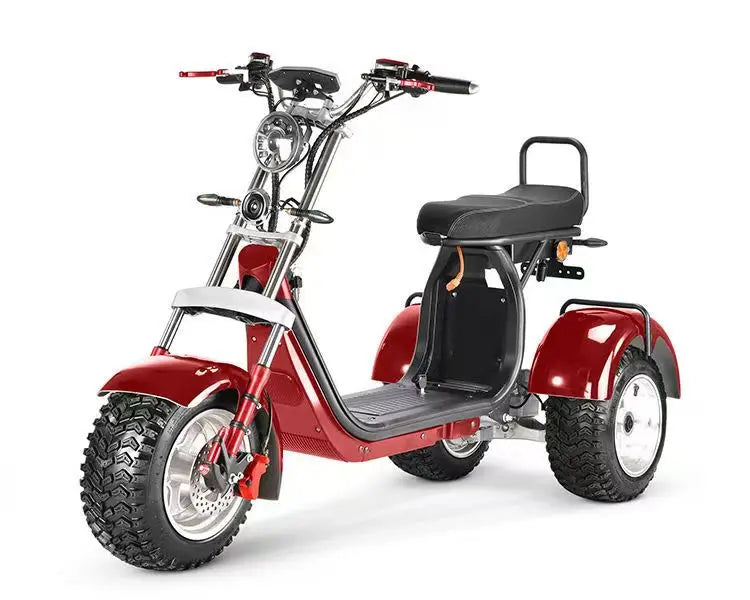 New 3000W60V30AH Mileage 55KM Electric Tricycle Three-person seat Disabled Commuting Elderly Household Adult Electric Scooter