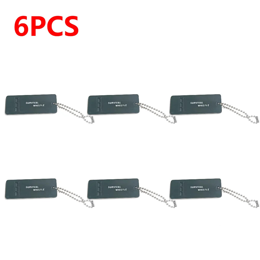 1-20PCS Survival Whistle High Decibel Emergency Whistle for Outdoor Camping&Hiking 3-Frequency Design Loud Safety Alarm Aid Tool