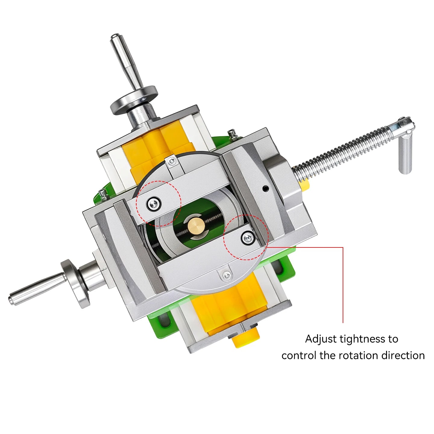 Allsome 2 in 1 Milling Drilling Precision Vise Swivel Base Table Aluminium Alloy Compound Worktable