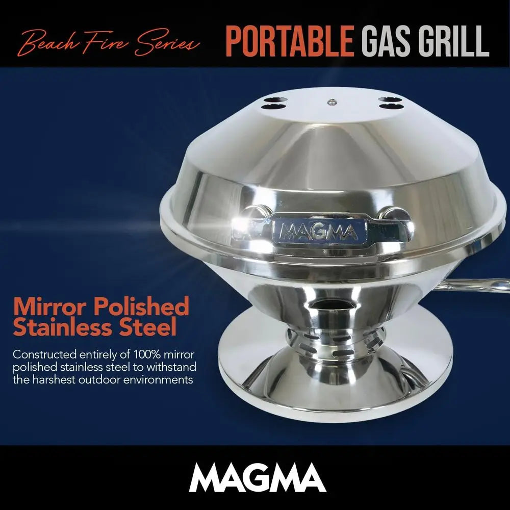 Portable Propane Beach BBQ Grill | Compact Outdoor Cookout Grill | Ideal for Beachside Cooking