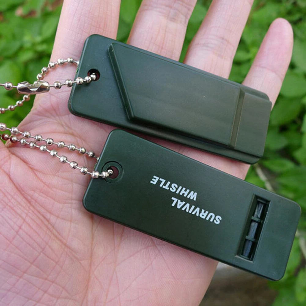 1-20PCS Survival Whistle High Decibel Emergency Whistle for Outdoor Camping&Hiking 3-Frequency Design Loud Safety Alarm Aid Tool