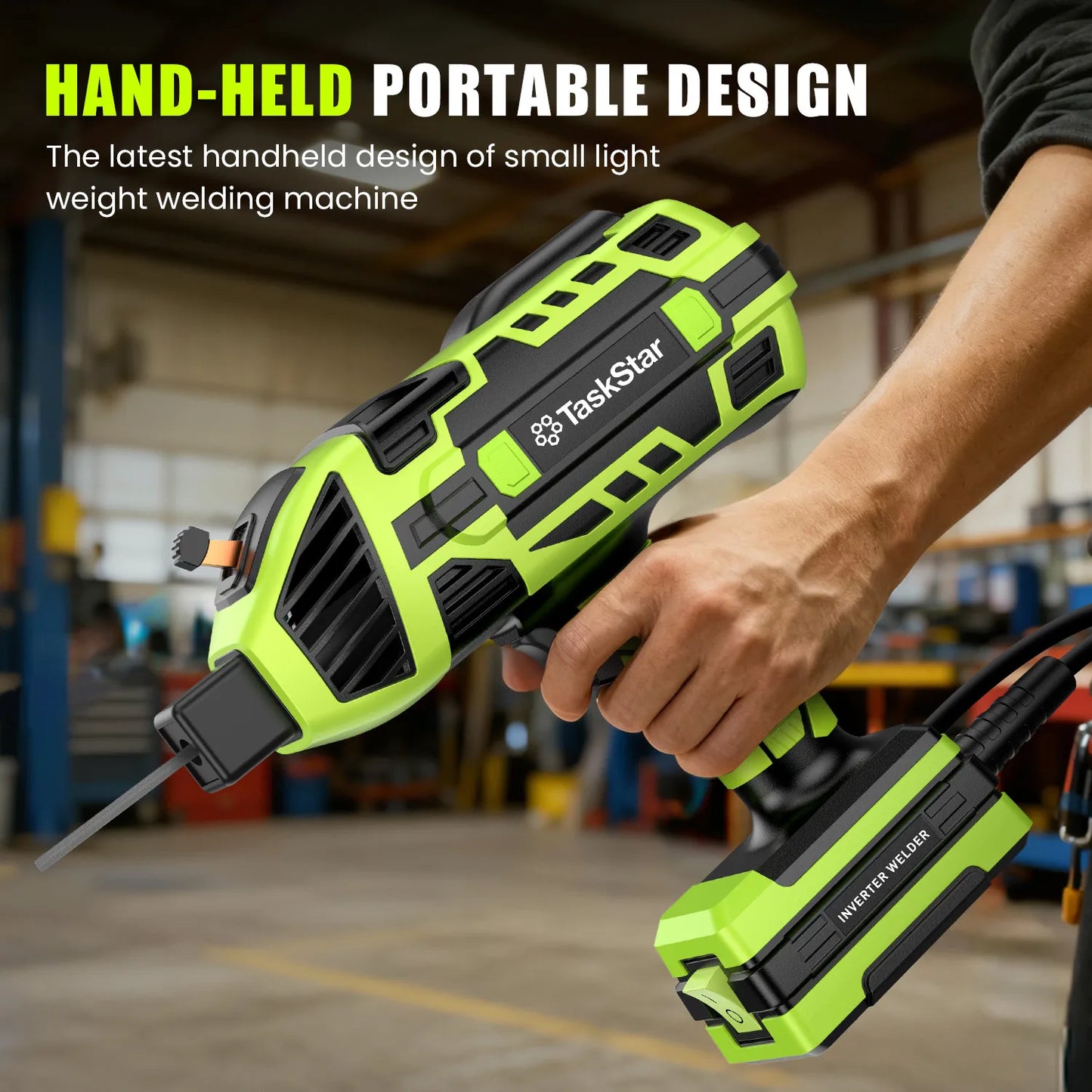 Taskstar IGBT Hand Held Welder Machine ARC Welder Gun 20-120A Portable Stick Welder