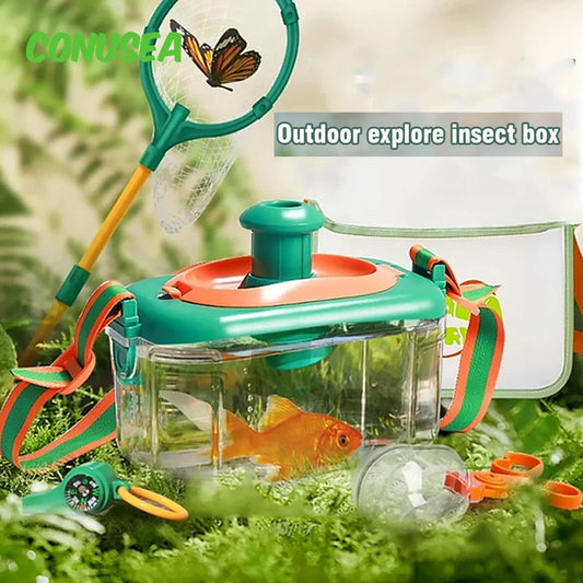 Children's Insect Butterfly Catcher for Kids Outdoor Activities Toys Educational Adventure Exploration Toys Explorer Kit Child