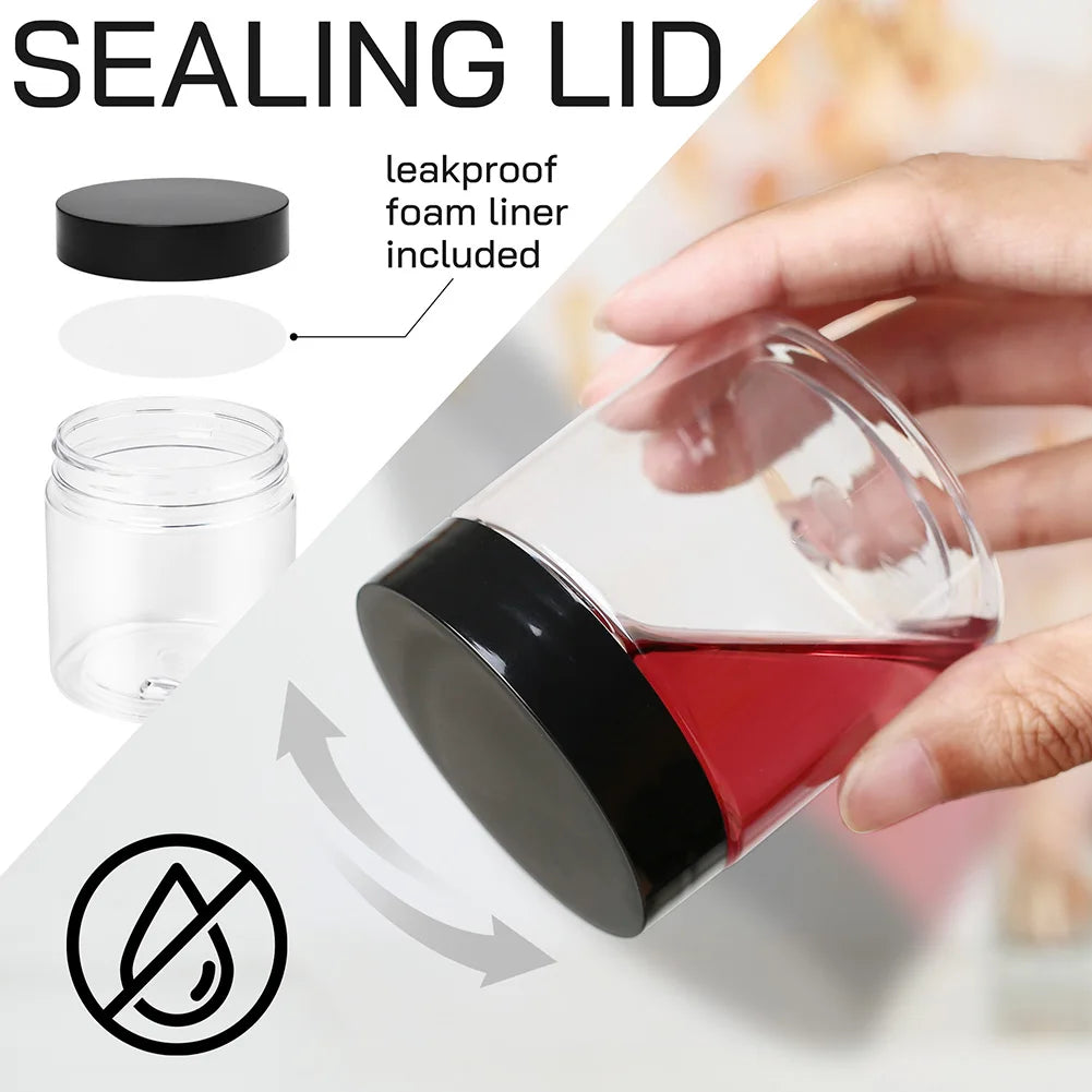 12PCS Sealed Storage Box Transparent Kitchen Food Grain Organizer Storage Tank Plastic Large capacity Moisture-proof Sealed Jars