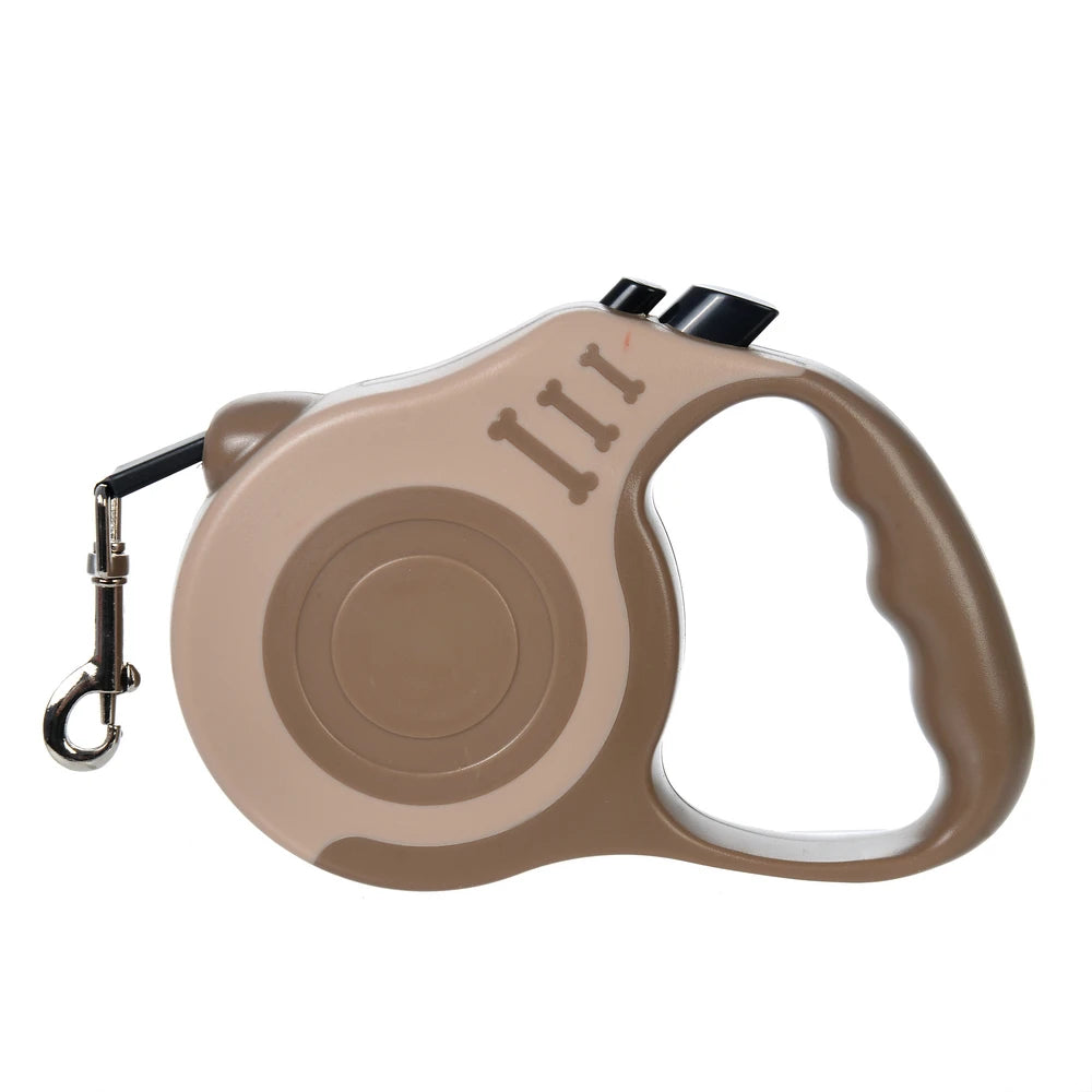 3M/5Metre Dog Leash Walking Automatic Pet Collar ABS Case Nylon Rope Dog Harness Dog footprint Puppy Dog Footprints Keychain